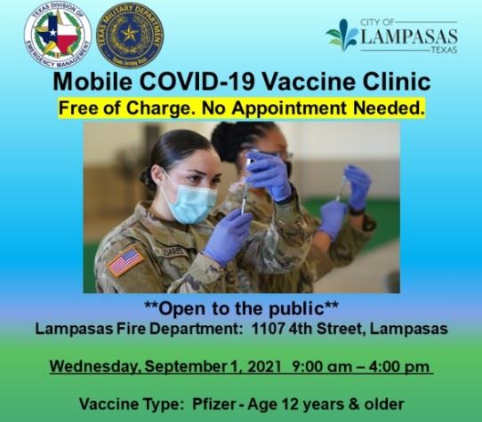 Military hosting vaccine clinic 1SEP2021